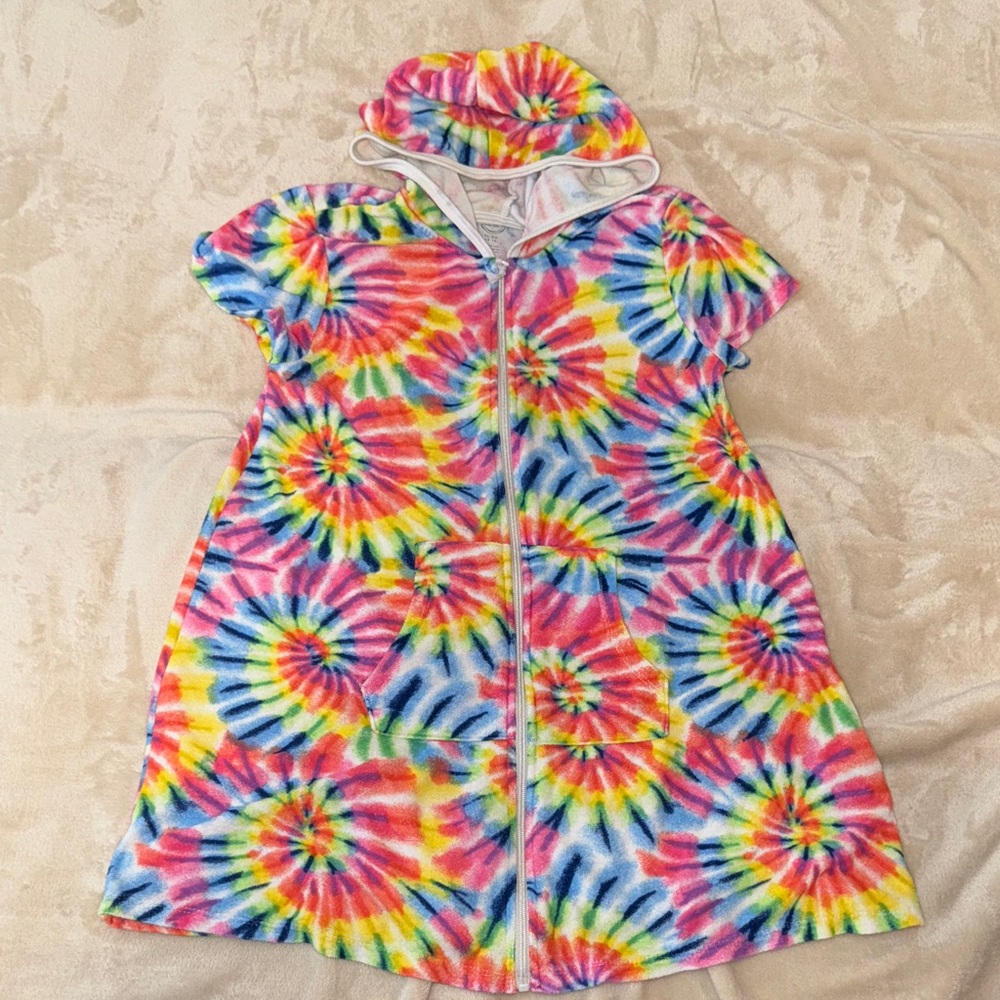 Wonder Nation terry swim suit cover size 14/16